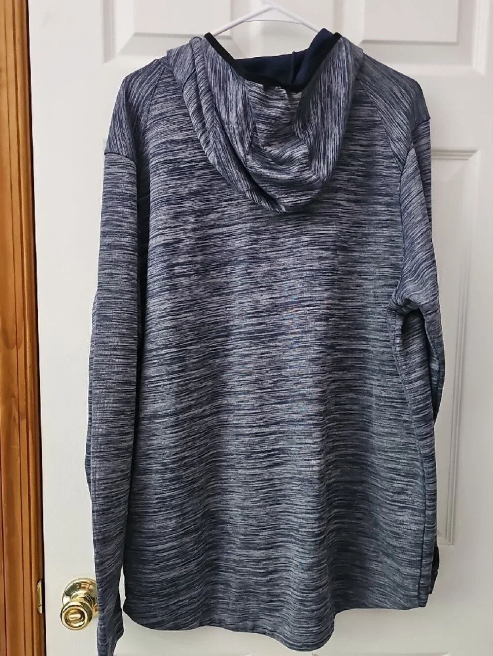 Nike Heathered Navy/Gray Full-Zip Hooded Jacket